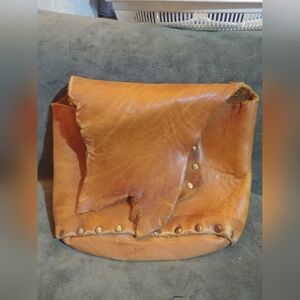 Tan Leather Bag - Classic Rustic Style